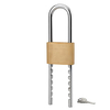 Brass Padlock with Adjustable Shackle