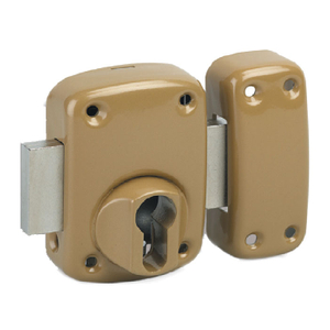 Door Lock BS658-B French Standard Type with Cylinder Protector